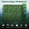 Künstliche Efeu Garten Sichtschutz Balkonsichtschutz Blätteroptik Windschutz 150 x 240 cm Grün