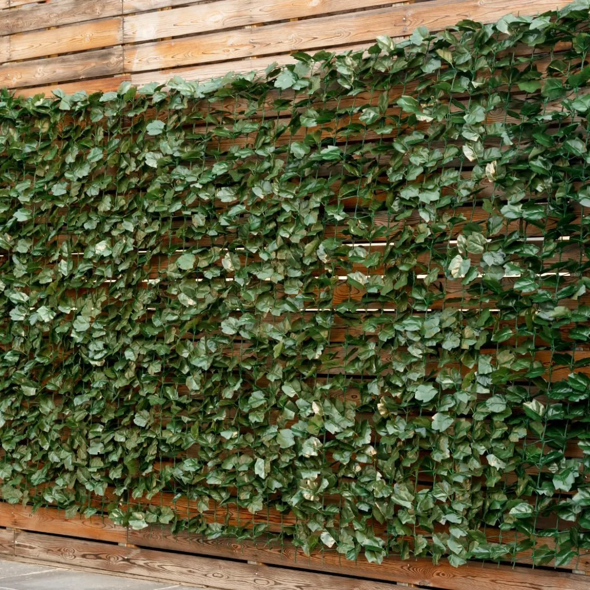 Künstliche Efeu Garten Sichtschutz Balkonsichtschutz Blätteroptik Windschutz 150 x 240 cm Grün