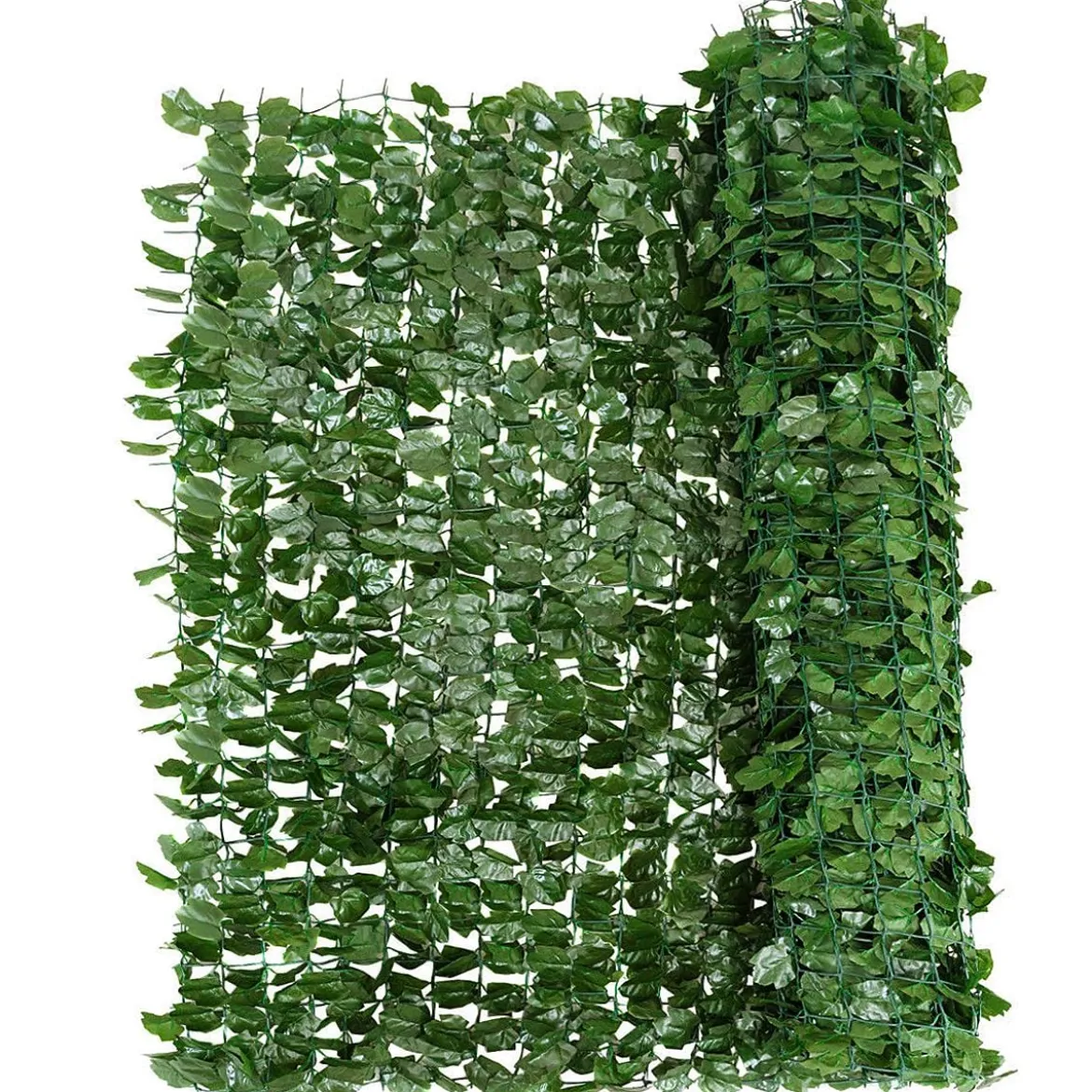 Künstliche Efeu Garten Sichtschutz Balkonsichtschutz Blätteroptik Windschutz 150 x 240 cm Grün