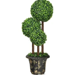künstlicher Baum künstliche Grünpflanzen Kunstpflanze 30 x 30 x 91 cm Grün