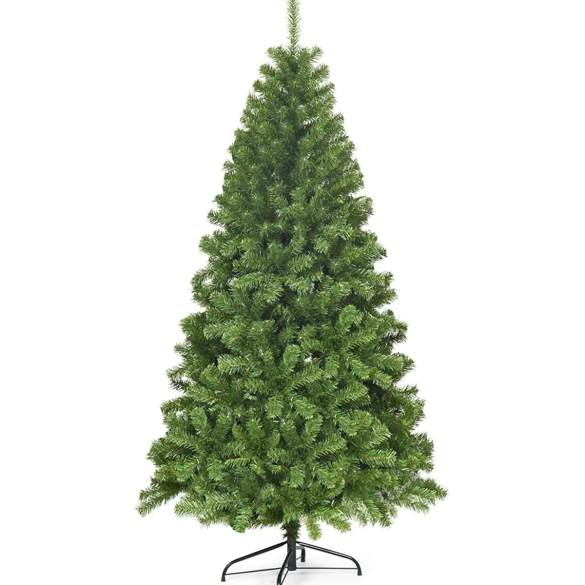 Künstlicher Weihnachtsbaum 180cm Tannenbaum Christbaum mit Metallständer Grün