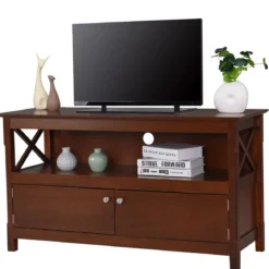 Kommode TV-Kommode für Fernseher 112 x 40 x 61 cm Braun