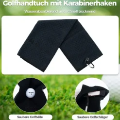 Komplettes Golf Geschenkset für Herren Golf-Zubehör Set mit 3 Golfbällen Golfgeschenk in Geschenkbox