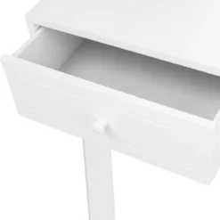 Kosmetiktisch Set 4 Schubladen Schminktisch Frisiertisch mit Hocker und Spiegel Holz