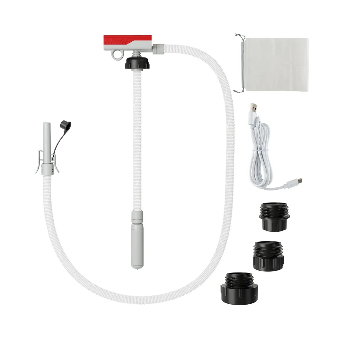 Kraftstoff Umfüllpumpe 3,8 GPM mit Auto-Stopp-Sensor elektrische Kraftstoffpumpe mit 3 Größen Adaptern