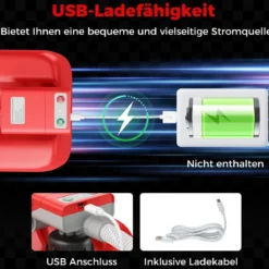 Kraftstoff Umfüllpumpe 3,8 GPM mit Auto-Stopp-Sensor elektrische Kraftstoffpumpe mit 3 Größen Adaptern
