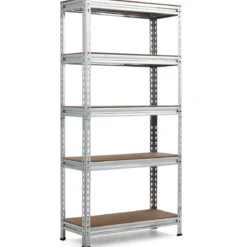 Lagerregal mit 5 Verstellbare Ablagen Schwerlastregal bis 500 kg Belastbar 150 x 75 x 30 cm