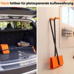 Laubgreifer mit 92 cm Langem Stiel Laubsammler mit Breite Kunststoff-Paddelgreifer & Ergonomischer Griff