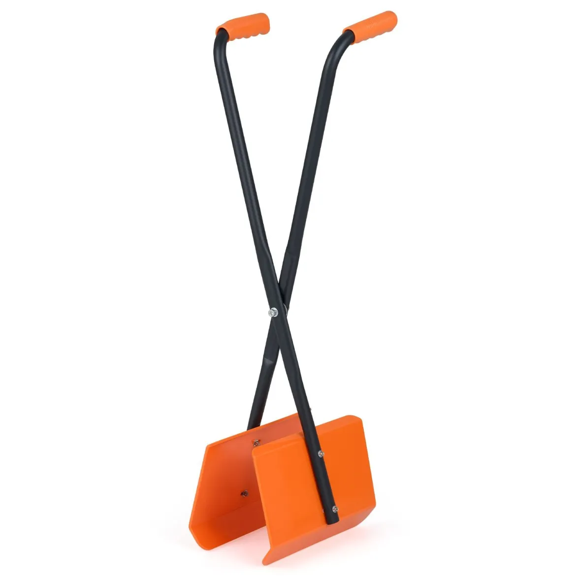 Laubgreifer mit 92 cm Langem Stiel Laubsammler mit Breite Kunststoff-Paddelgreifer & Ergonomischer Griff