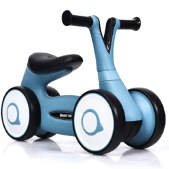 Laufrad Balance Fahrrad Balance Bike Kinderlaufrad Lauflernrad für Kinder Fahrrad Lernlaufrad ohne Pedal für Kinder 59x29x40cm Blau