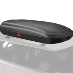 400L Auto Dachbox Abschießbarer Dachkoffer mit Zentralverriegelung & Schlüsseln & Gurten