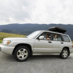 250L Auto Dachbox mit Zentralverriegelung & Schlüsseln & Gurten Abschießbarer Dachkoffer