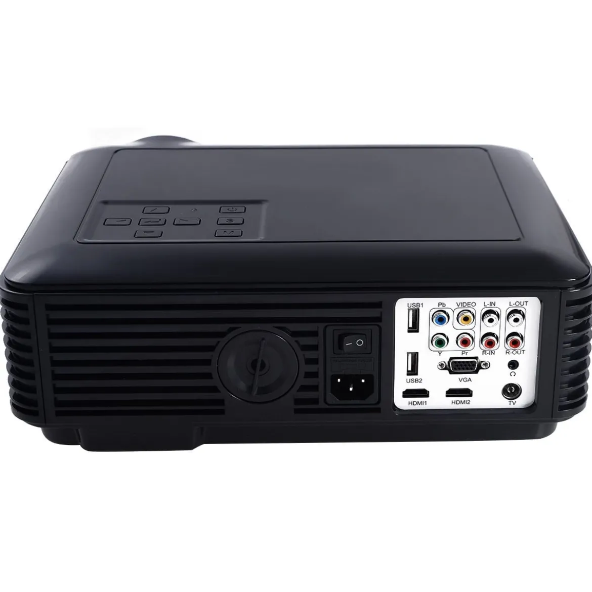 LED Beamer Projektor 3D Heimkino Multimedia HDMI VGA TV USB Video 2600 Lumen