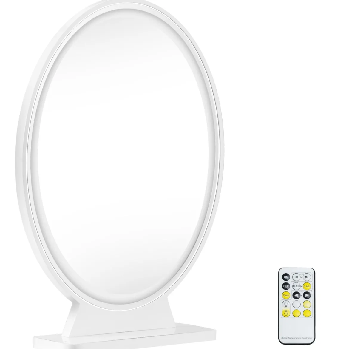 LED Kosmetikspiegel Tischspiegel mit 4 Beleuchtungsmodi Makeup Spiegel