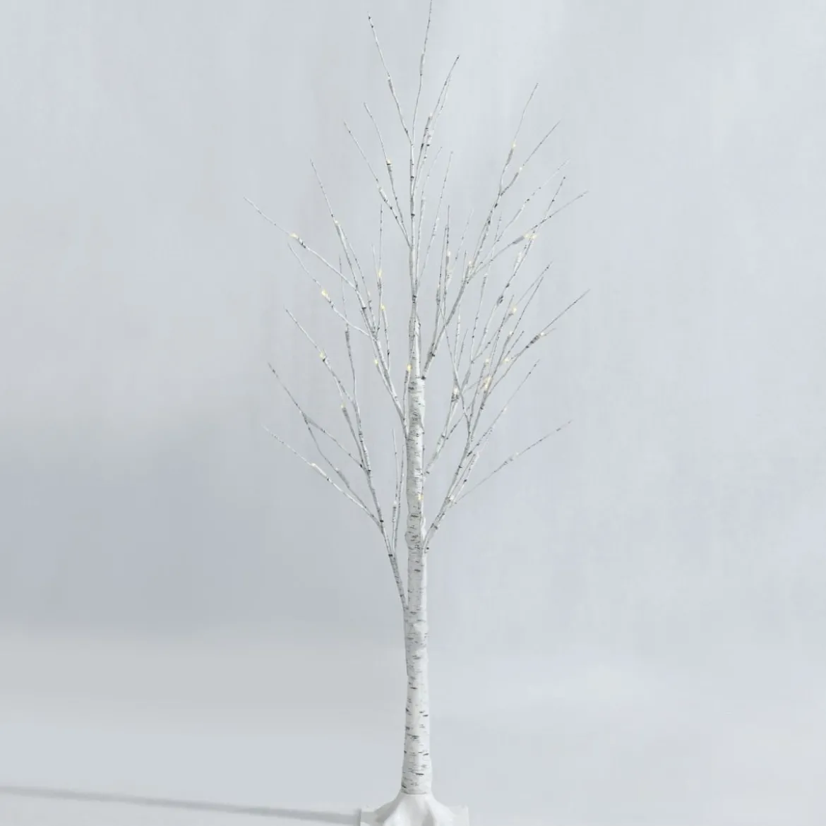 LED Lichterbaum mit Warmweißen LED-Leuchten Birkenbaum Künstlicher Weihnachtsbaum