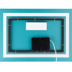 LED-Spiegel Badezimmer Spiegel mit Beleuchtung Wandspiegel Quadratisch 70 x 50 x 3 cm