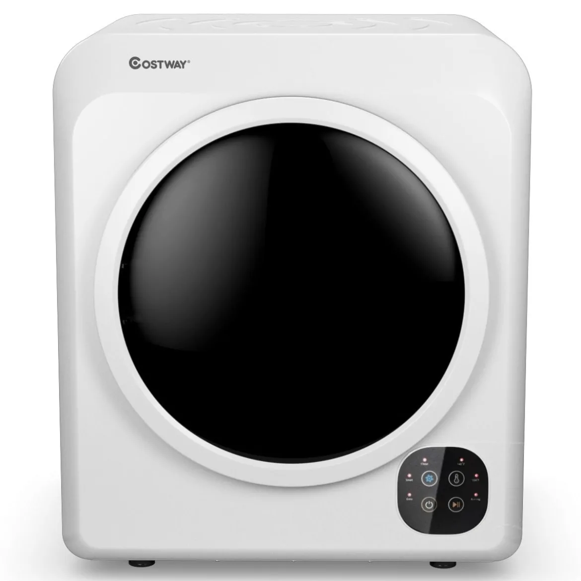 91 L Elektrischer Trockner 1500W Ablufttrockner Wäschetrockner Weiß 59,5 cm x 51 cm x 68 cm
