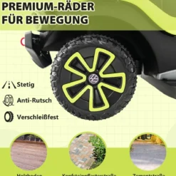 Lizenziertes 3-in-1-Rutschauto von Volkswagen Kinderauto mit Dreifach verstellbarem Schiebegriff 96 x 40 x 93 Grün