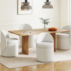 38 L Schminkhocker mit Rückenlehne & 9cm schwammgepolstertem Sitz Sitzhocker Ottomane