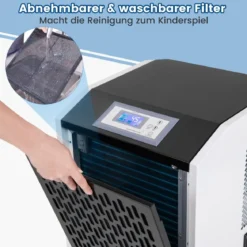 118 L/Tag Bautrockner mit Ablaufschlauch & 24H Timer & 4 Rädern Kommerzieller Luftentfeuchter