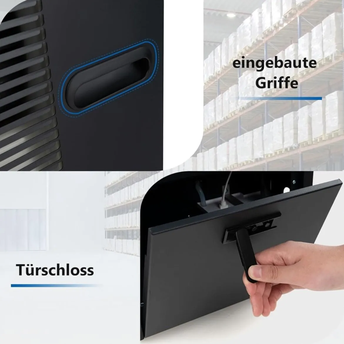 66 L/Tag Luftentfeuchter mit 24H Timer & Automatisches Abtauen Bautrockner