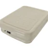 Luftmatratze erhöhte Luftmatratze Luftbett mit eingebauter Pumpe 203 x 152 x 56 cm Beige