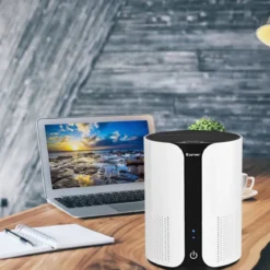 Luftreiniger Air Purifier Desktop-Luftfilter mit 3 Geschwindigkeiten 21 x 21 x 28 cm