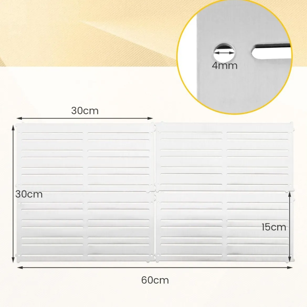 Magnetische Werkzeughalter Wand 4 Werkzeugplatten 32 starken Magnetstreifen