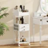 Makeup Aufbewahrungswagen mit Schubladen & Rädern & Ablageflächen Kosmetik Organizer