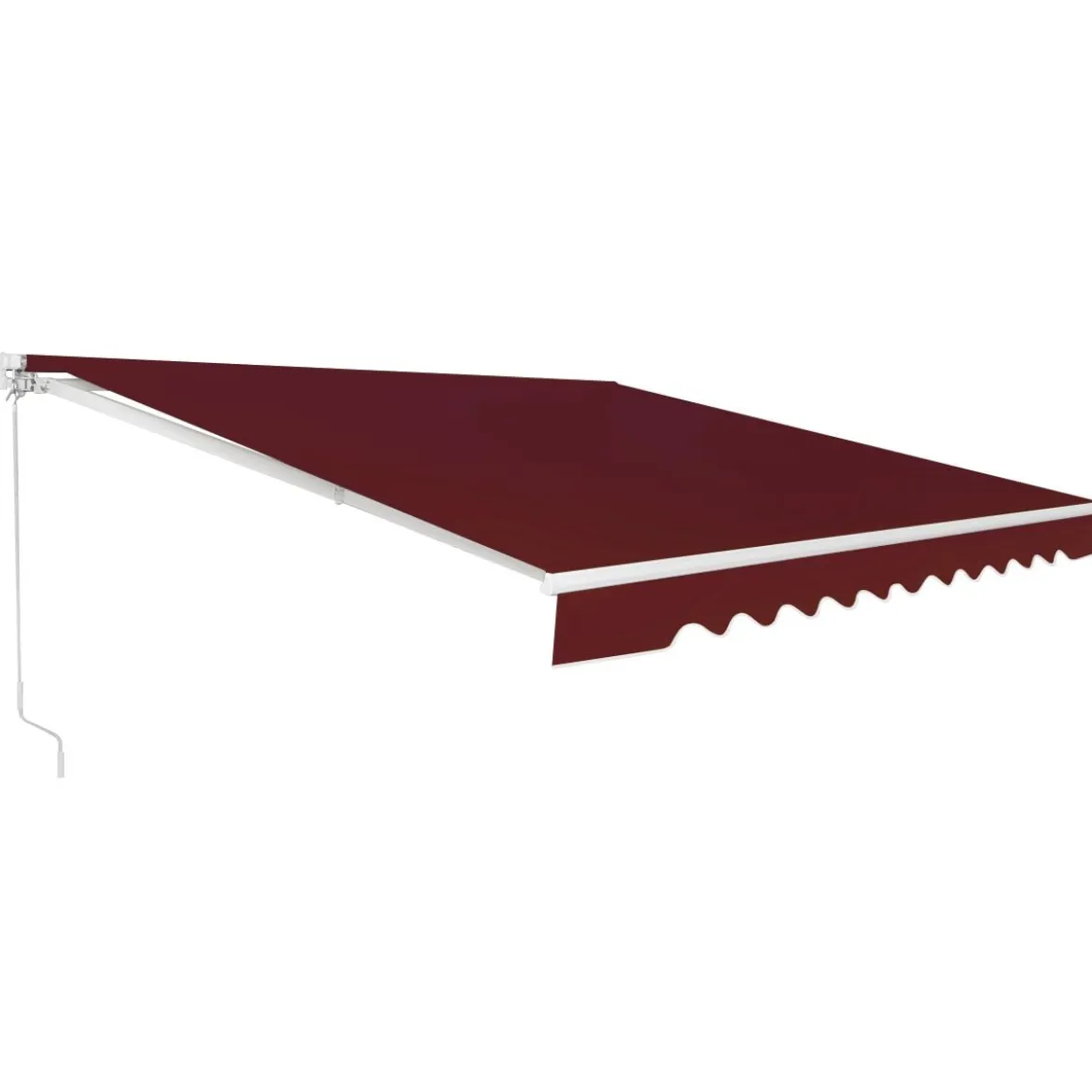 Markise mit Kurbel Balkonmarkise Sonnenschutz Gelenkarmmarkise 400 x 250 cm