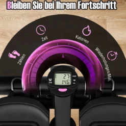 Mini-Stepper mit Widerstandbändern Twist Stepper mit Verstellbarem Widerstand Weiß