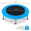 Mini Trampolin Kindertrampolin für Erwachsene und Kinder bis zu 100kg belastbar