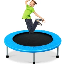 Mini Trampolin Kindertrampolin für Erwachsene und Kinder bis zu 100kg belastbar