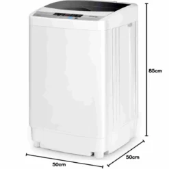 Mini Wäschetrockner 5KG 800W +Mini-Waschmaschine 4,5KG 310W 50×50×85 cm Set