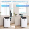 Mobile Klimaanlage 12000 BTU Klimagerät mit Kühlung Heizung Entfeuchtung Ventilator & Schlafmodus