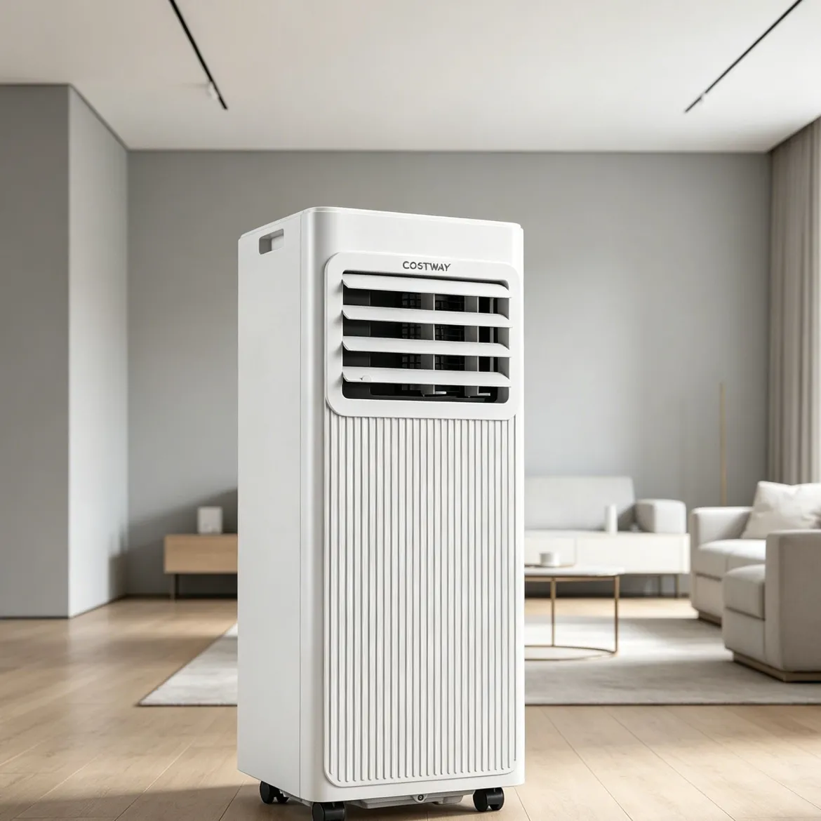 Mobile Klimaanlage mit Abluftschlauch 7000 BTU 3 in 1 Klimagerät für Raumgröße bis 32,5㎡
