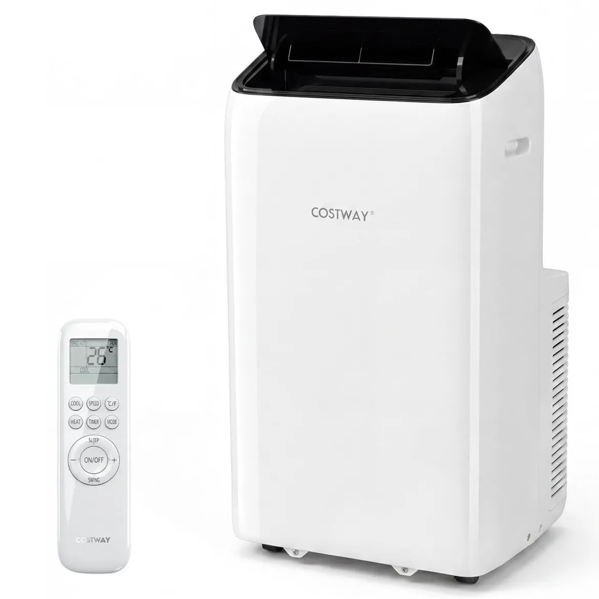 Mobile Klimaanlage mit Abluftschlauch 12000 BTU für Räume bis 46,5 m² 5 in 1 Klimagerät