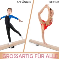 2,1M Schwebebalken Gymnastik Training Zusammenfaltbar Strapazierfähig Fitness