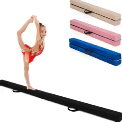 2,1M Schwebebalken Gymnastik Training Zusammenfaltbar Strapazierfähig Fitness