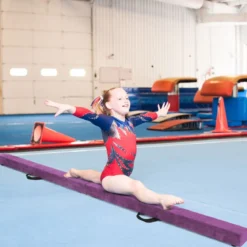2,1M Schwebebalken Gymnastik Training Zusammenfaltbar Strapazierfähig Fitness