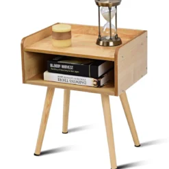 Nachttisch 40 x 30 x 48,5 cm Natur Design Ablagetisch Couchtisch