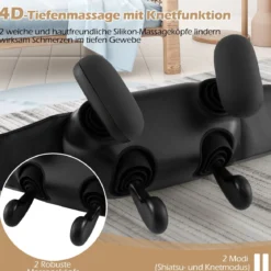 Nackenmassagegerät & Schulter Massagegerät 4D Kneten Shiatsu Massagemaschine mit 2 Wärmestufen