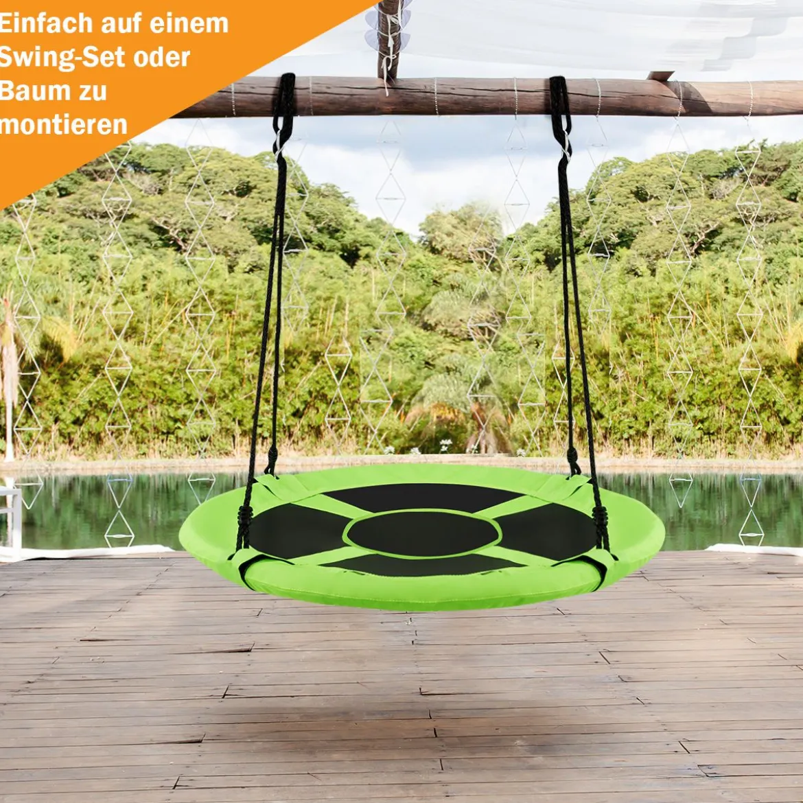 Nestschaukel Gartenschaukel Outdoor Kinderschaukel bis 150 kg