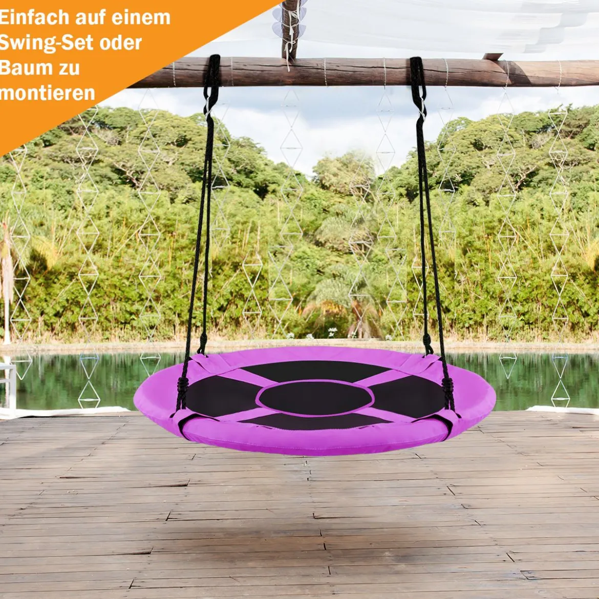 Nestschaukel Gartenschaukel Outdoor Kinderschaukel bis 150 kg