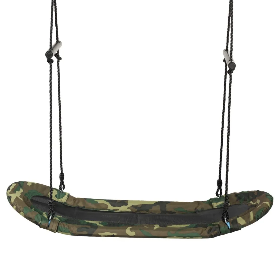 Nestschaukel Kinder Baumschaukel mit 100-160cm verstellbaren Seil Hängeschaukel 150kg Tragkraft 123x45cm