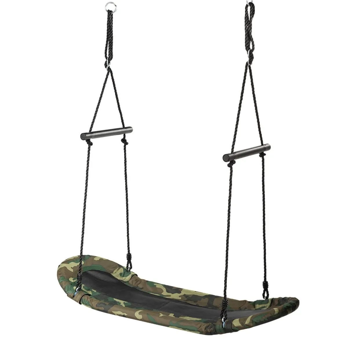 Nestschaukel Kinder Baumschaukel mit 100-160cm verstellbaren Seil Hängeschaukel 150kg Tragkraft 123x45cm