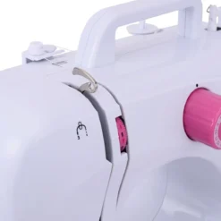 Nähmaschine tragbar Mini-Elektro-Stickmaschine mit 16 Nähfuntkionen 30,5x12x25cm