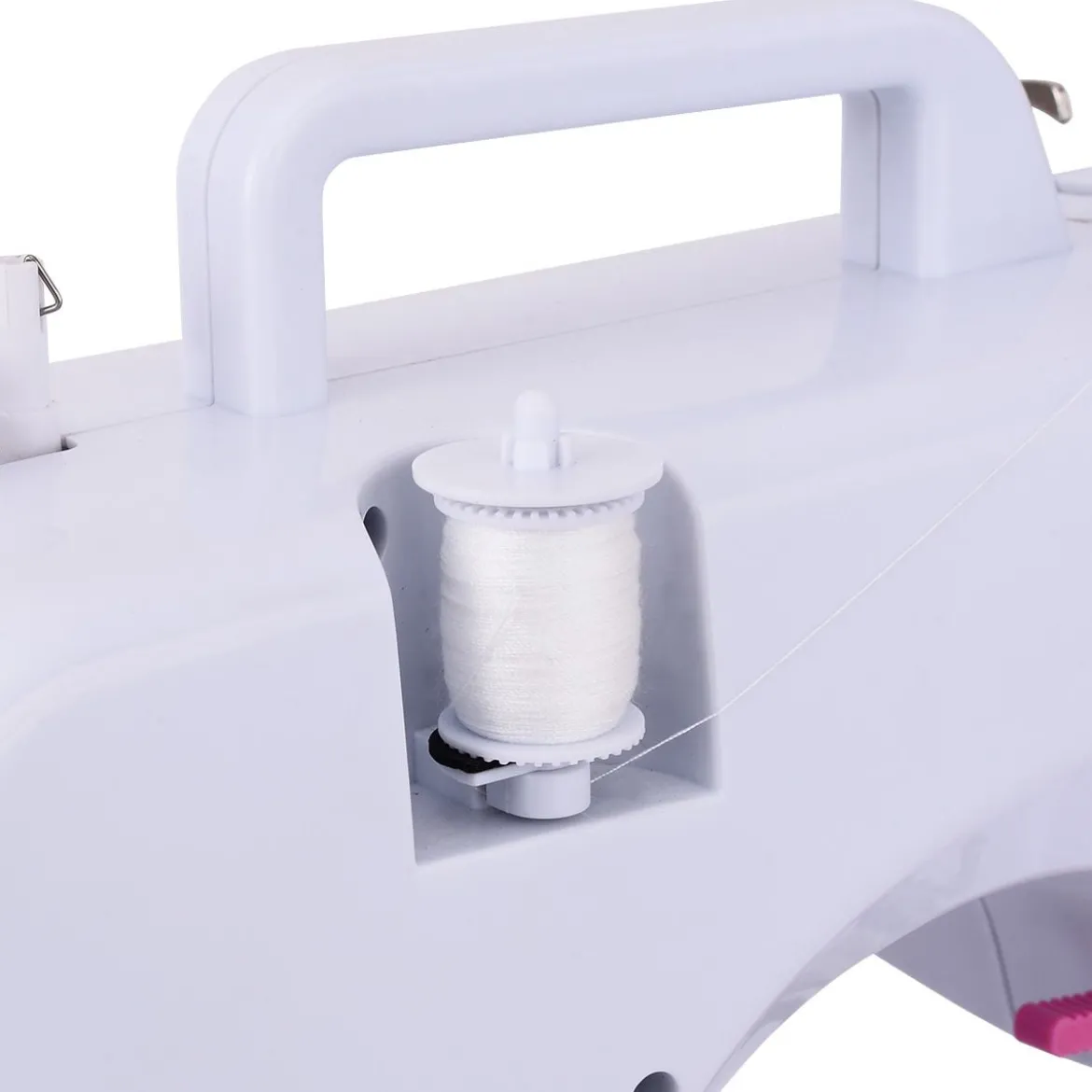 Nähmaschine tragbar Mini-Elektro-Stickmaschine mit 16 Nähfuntkionen 30,5x12x25cm