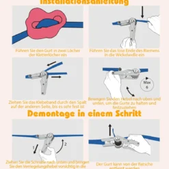 18 Ninja-Klettergriffe Kinder-Kletterfelsen mit sechs Gurten Kinder Klettergriffe Klettersteine Bunt