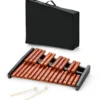 25 Noten Glockenspiel Xylophon Holz mit Schlägel Tragetasche Percussion Geeignet Braun+ Schwarz